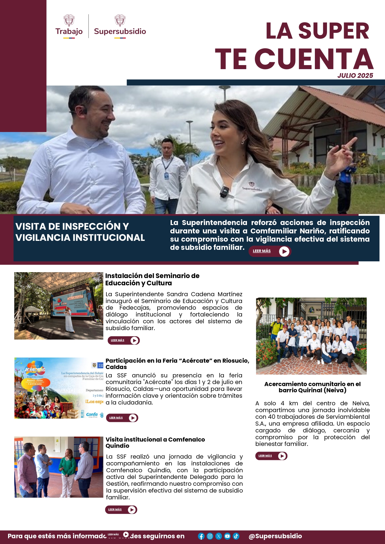 Newsletter Julio