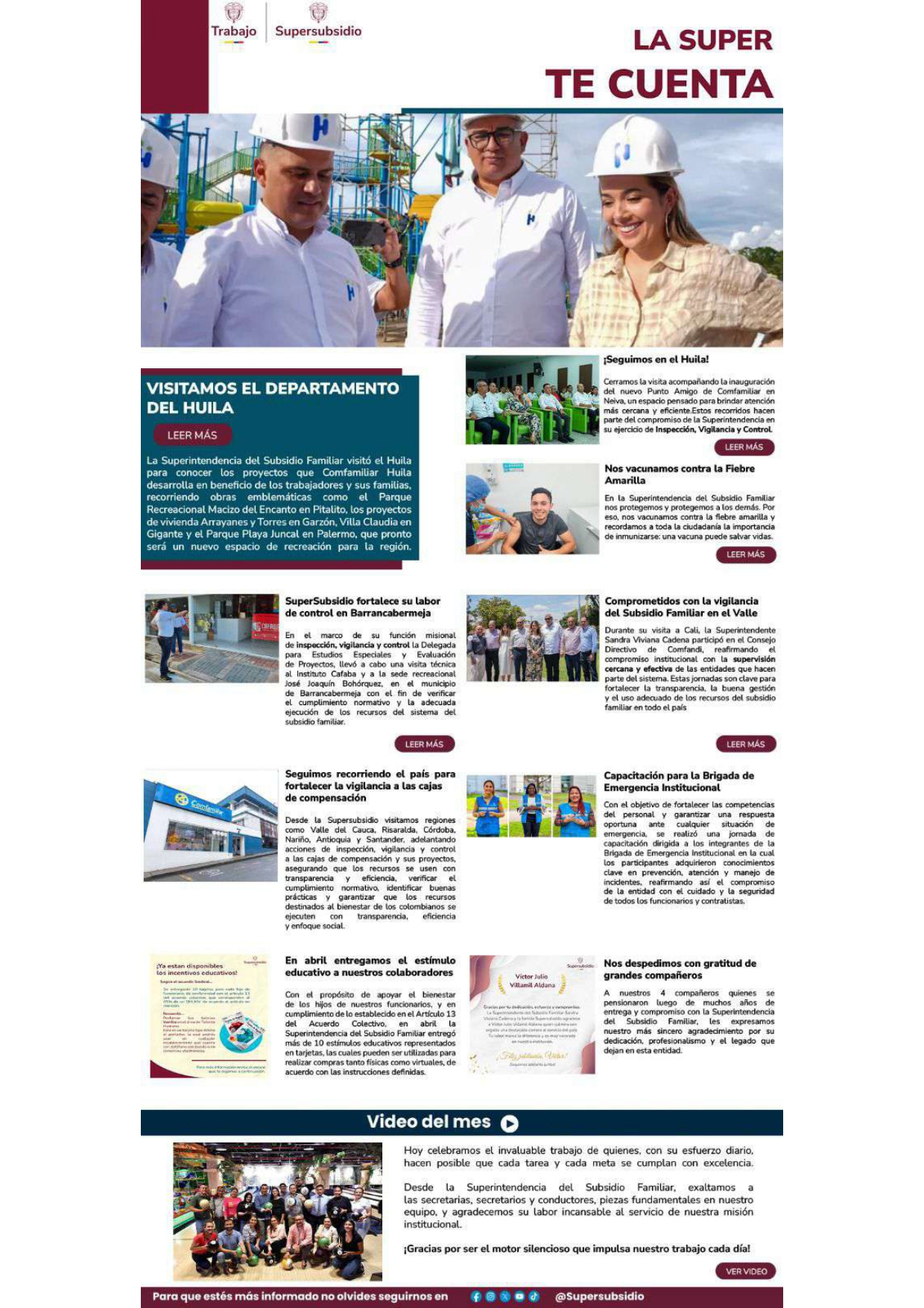 Newsletter Mayo